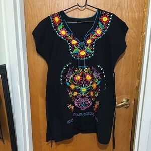 Mexican embroidery Mexican Colorful Embroidered